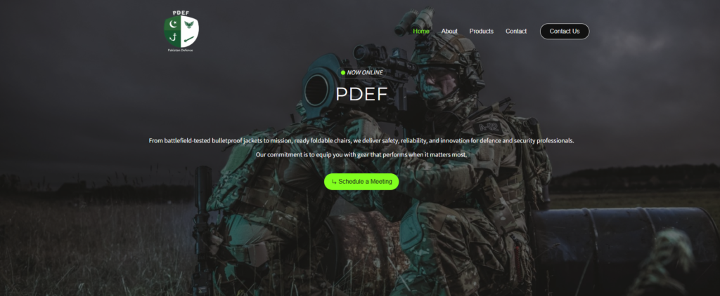 pdef homepage